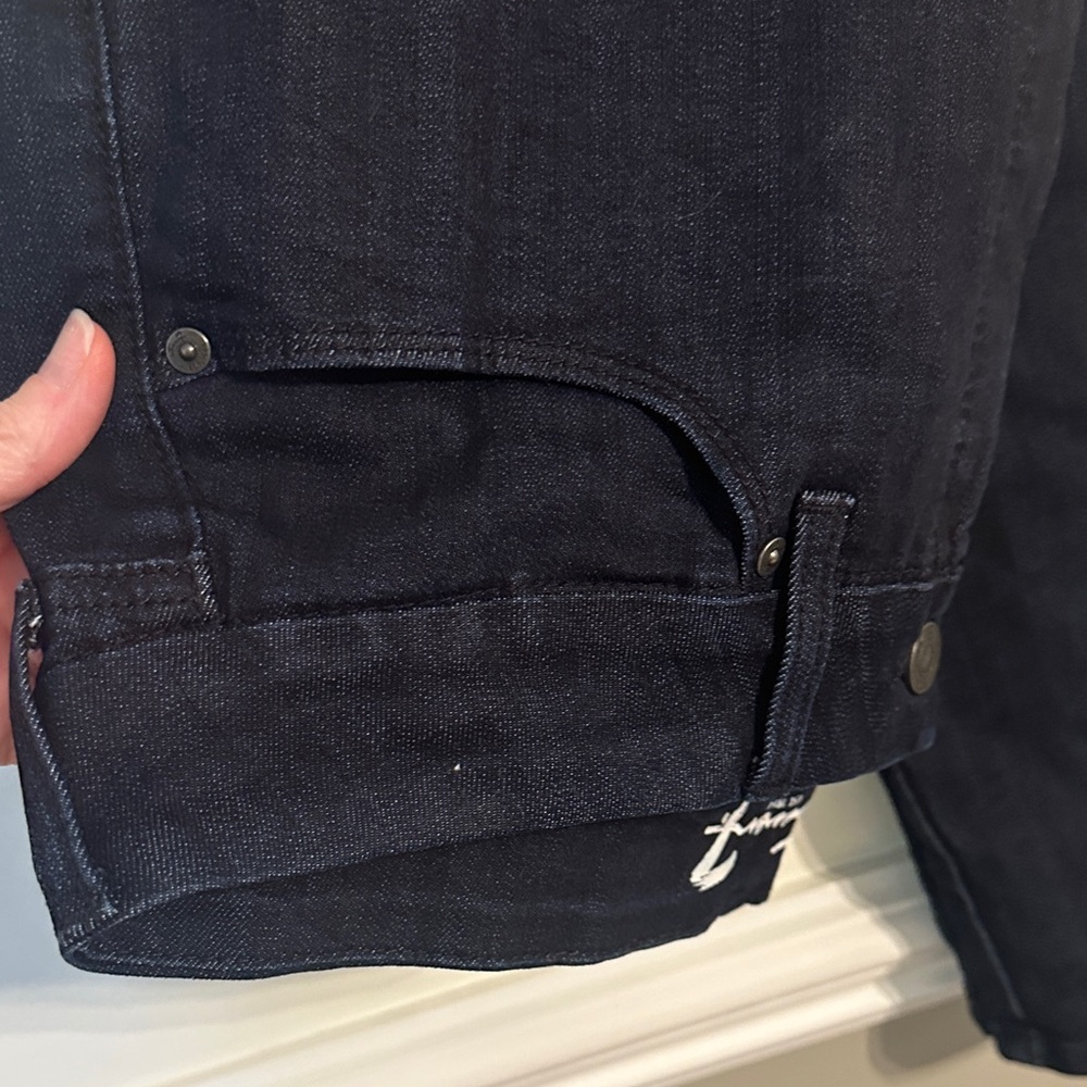Seven7 Women's High Rise Jeans - Dark Blue‎ size 14 - Picture 3 of 8